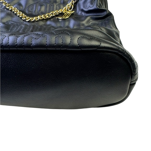 Juicy Couture Black Tote with Gold Chain - Picture 4 of 7